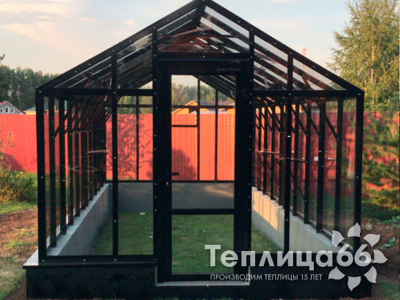 Теплица Рада Гарденикс 25 С, под стекло, ширина 2,5 м. (калькулятор)